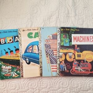 4 Vintage Little Golden Books